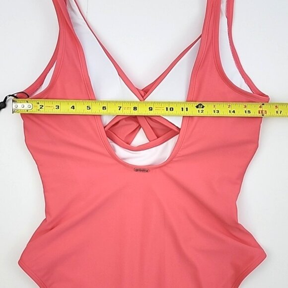 DKNY Coral One-Piece Swimsuit - Picture 15 of 16